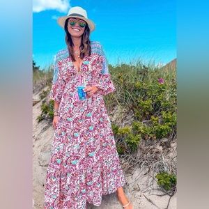 Bohemian Paisley Maxi Dress SzO/S